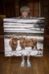 JUMBO ART - GINGERBREAD and ICING  - HUGE 1 Metre Square Canvas